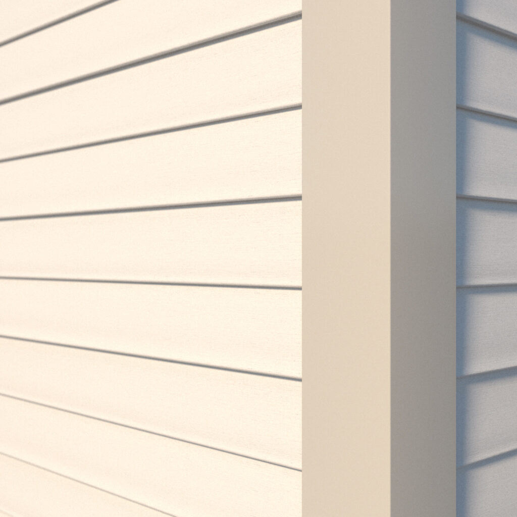 Esquinero Exterior Siding 3mts PVC Blanco Semi Brillo Empresas CNP