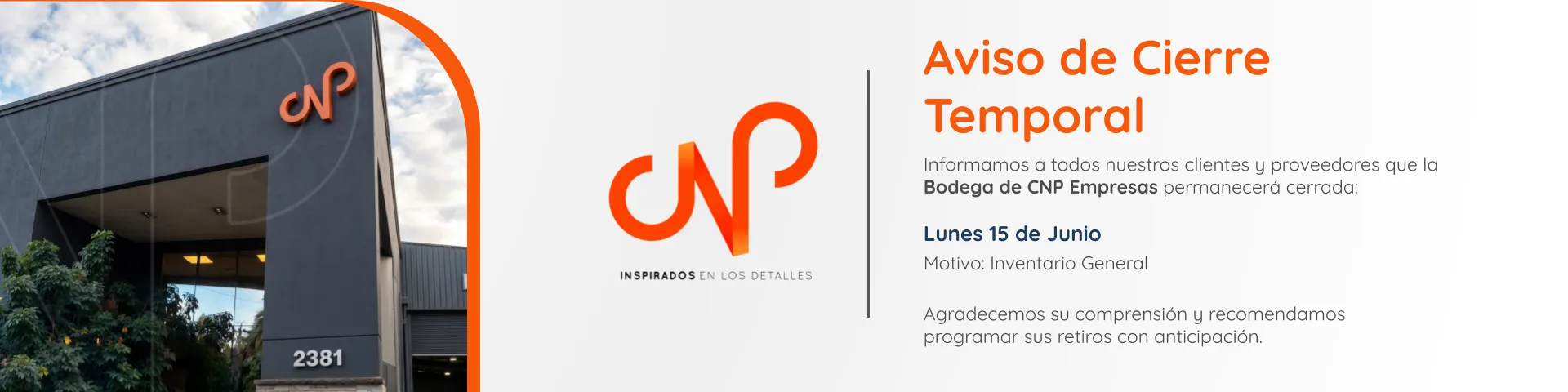 Cierre Temporal