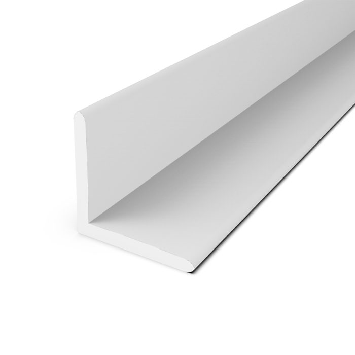 El Angulo PVC se utiliza como terminación en las esquinas, tanto para bordes internos o externos. También cómo accesorio de ventanas de PVC, perfil corta gotera, guardapolvo o cornisa.  