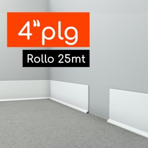 Guardapolvo Plano Sanitario 4 pulgadas rollo 25mt