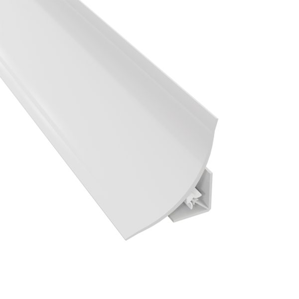 Zócalo Sanitario Macho-Hembra 62mm x 3mts. blanco - Imagen 2