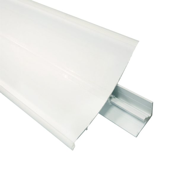 Zócalo Sanitario Macho-Hembra 62mm x 3mts. blanco - Imagen 4