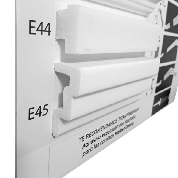 Caja Cornisa E45 52ud 60x25mm x 2mt PS - Imagen 4