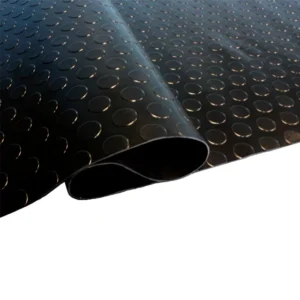 Piso De Goma Estoperol Negro 3mm Espesor De 1mt Ancho (Rollo 5mt)