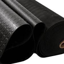 Piso De Goma Estoperol Negro 3mm Espesor De 1mt Ancho (Rollo 20mt)